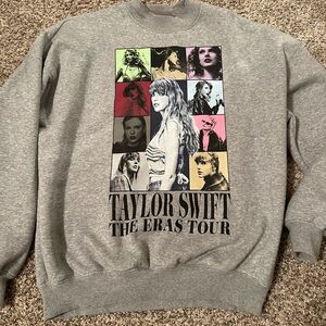 Taylor Swift The Eras Tour authentic crew sweatshirt.